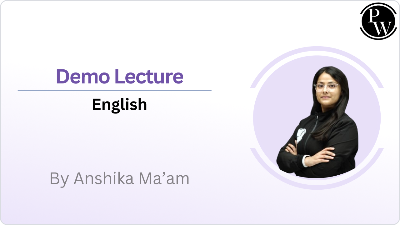Demo Lecture by Anshika Ma'am