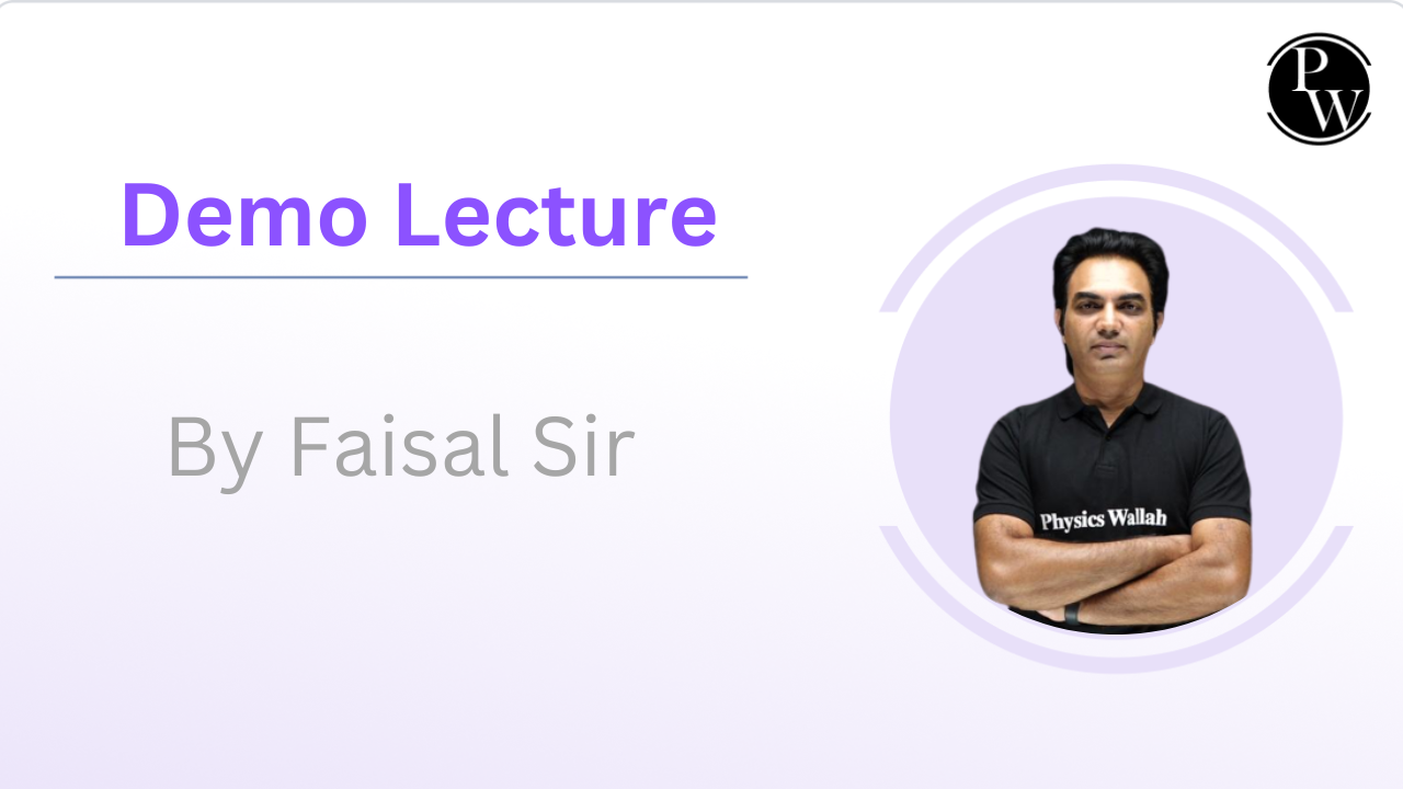 Demo Lecture By Faisal Sir || Only Video