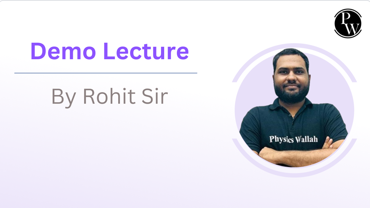 Demo Lecture By Rohit Sir || Only Video