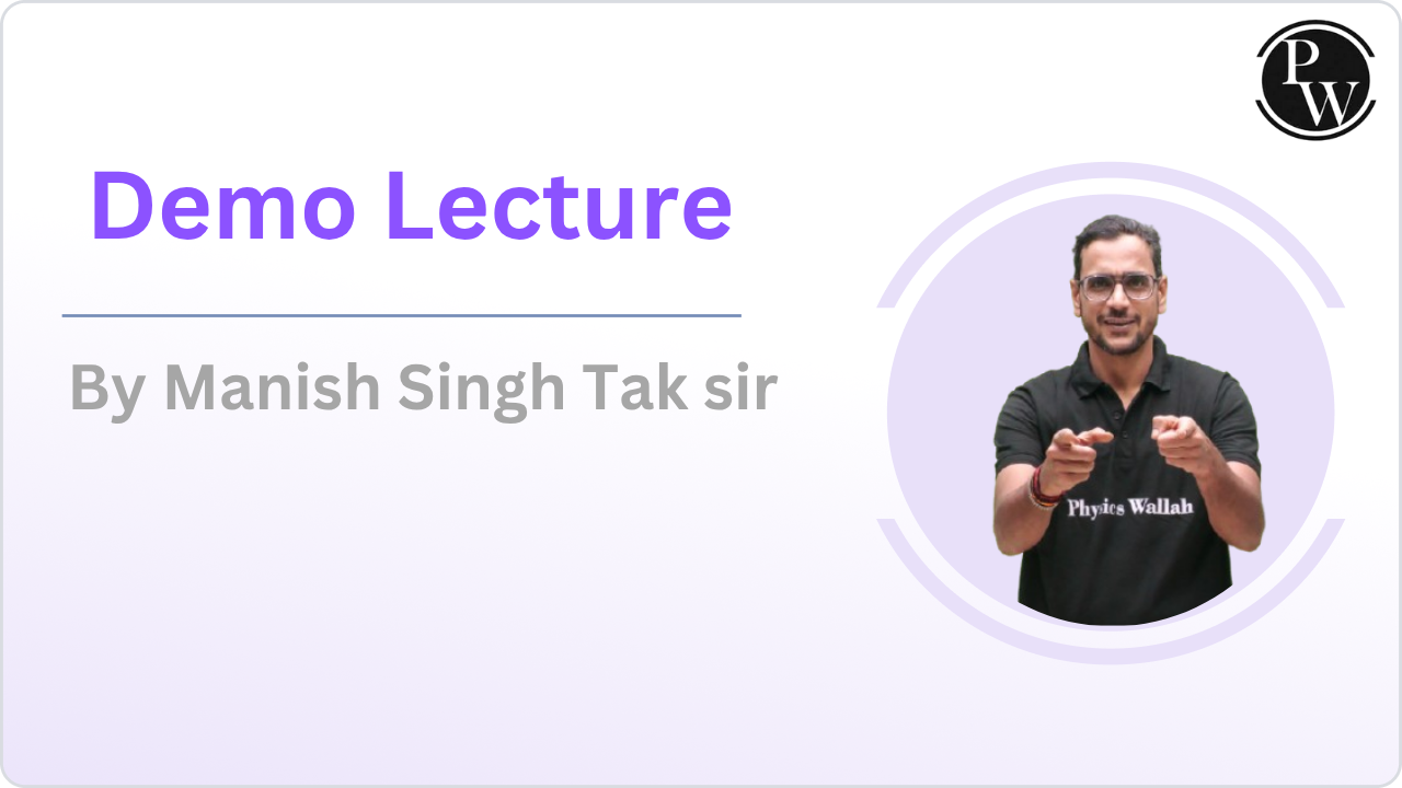 Demo Lecture By Manish Singh Tak sir   