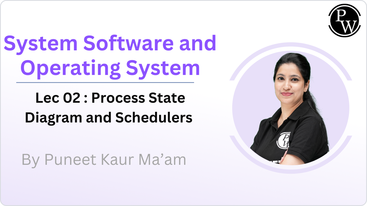 System Software and Operating System 02 : Process state Diagram and Schedulers