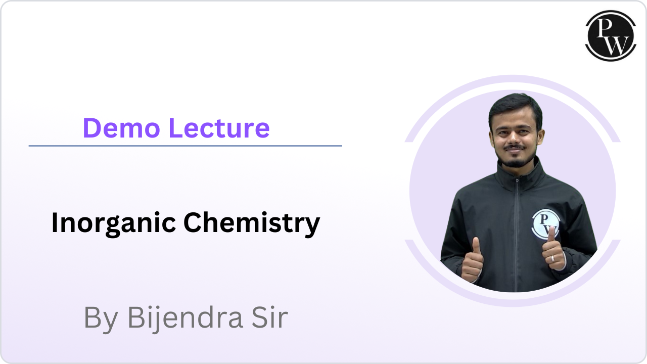 Demo Lecture By Bijendra Sir - Inorganic Chemistry