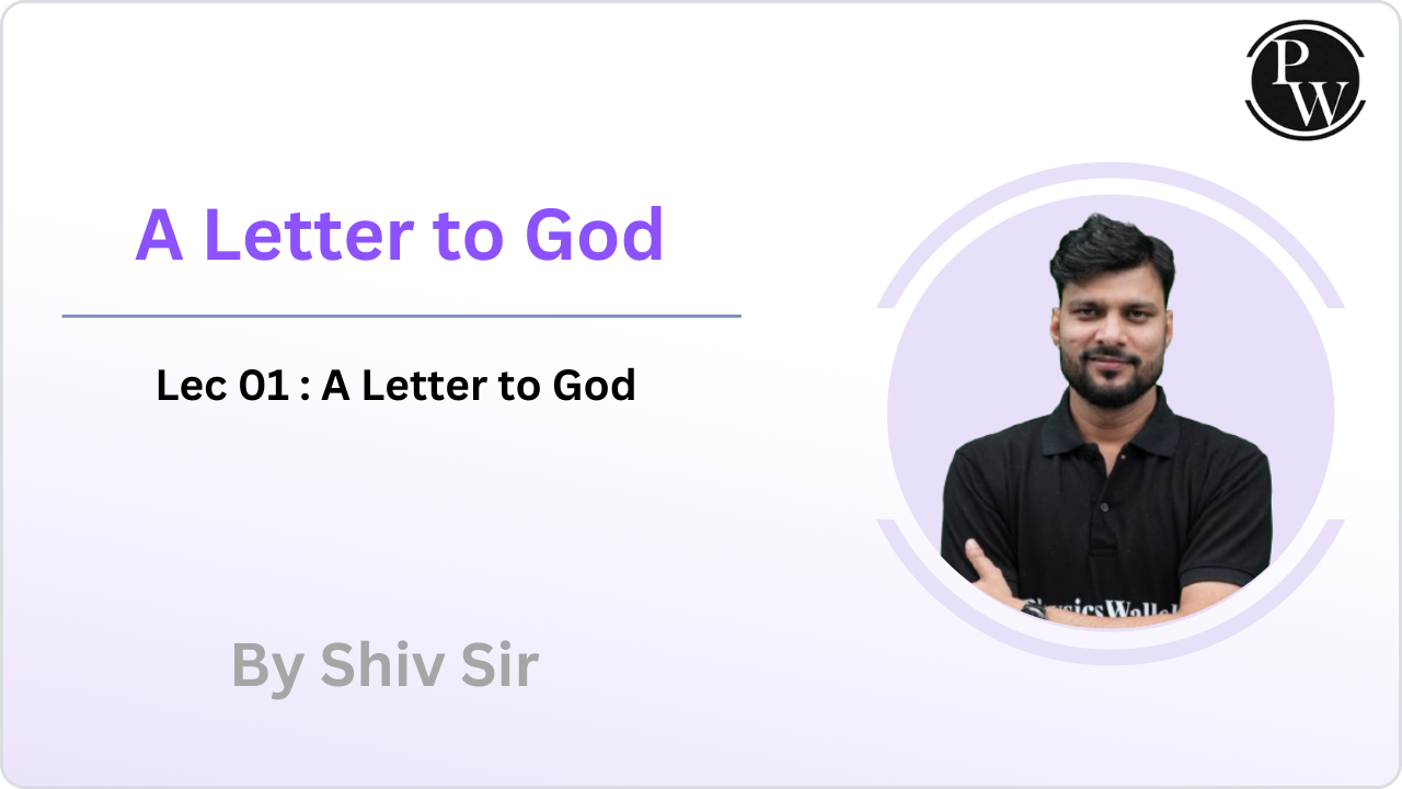 A Letter to God 01 : A Letter to God 