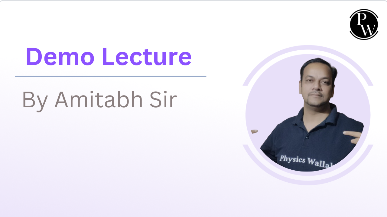 Demo Lecture By Amitabh Sir
