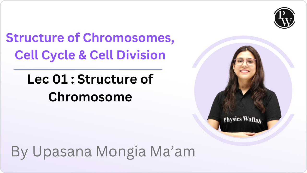Structure of Chromosomes, Cell Cycle & Cell Division 01 : Structure of Chromosome 