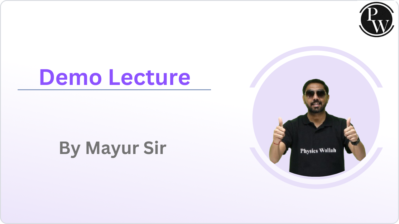 Demo Lecture By Mayur Sir