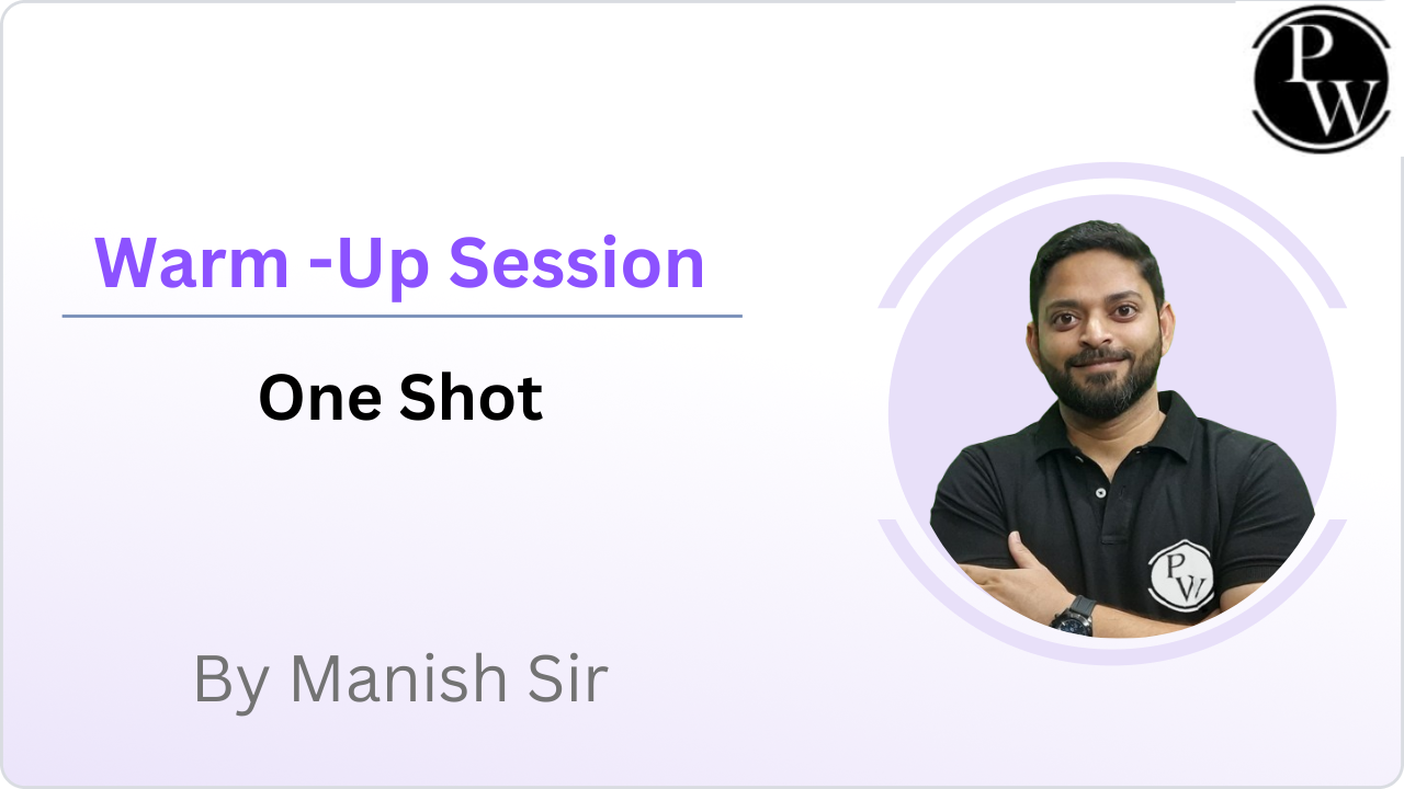 Warm -Up Session : One Shot