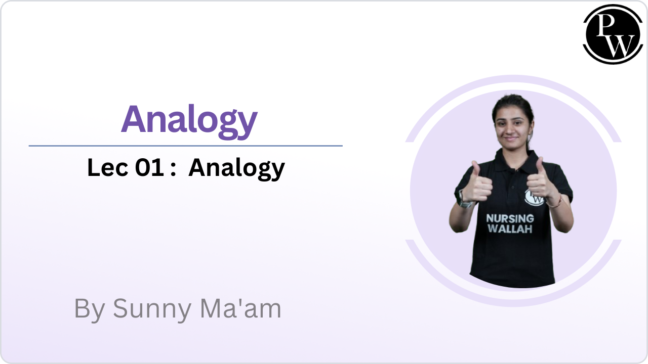 Analogy 01 : Analogy 
