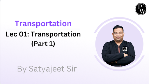 Transportation 01 : Transportation (Part 01) 