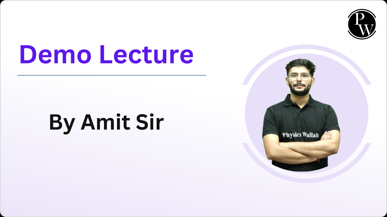 Demo Lecture By Amit Sir 