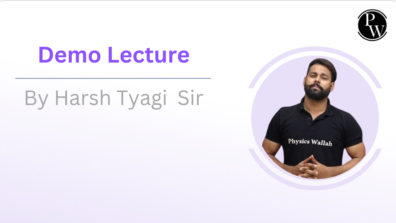 Demo Lecture By Hash Tyagi Sir