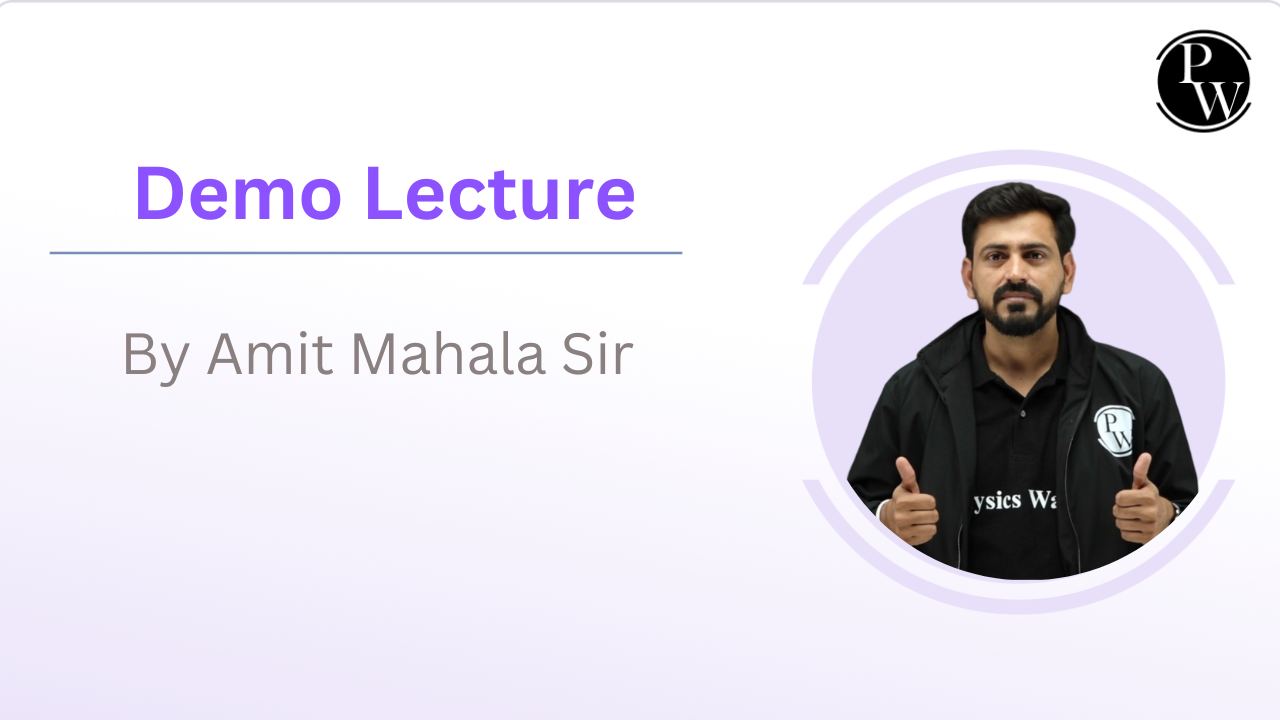 Demo Lecture by Amit Mahala Sir 