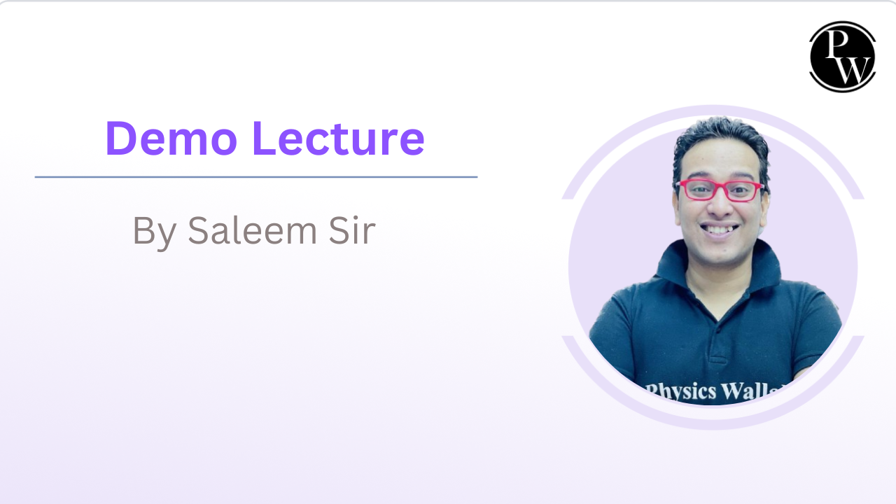 Demo Lecture By Saleem Sir || Only Video