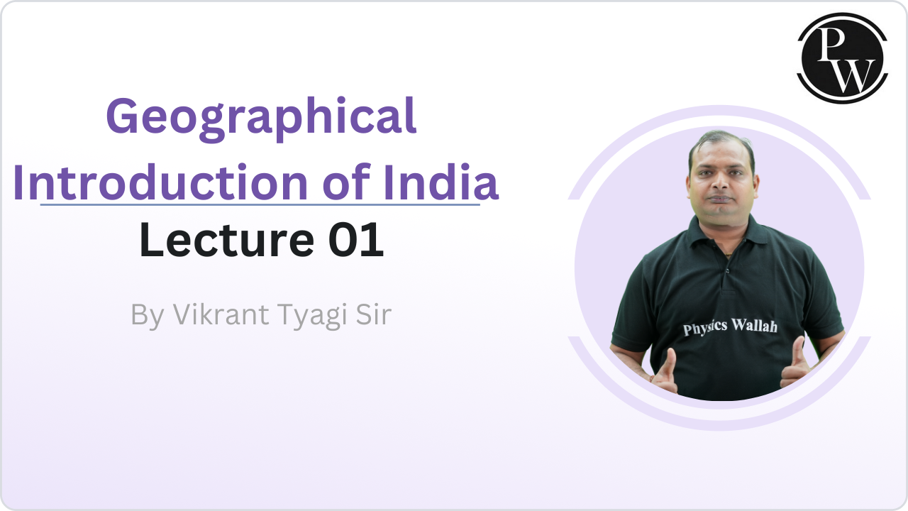 Geographical Introduction of India 01  