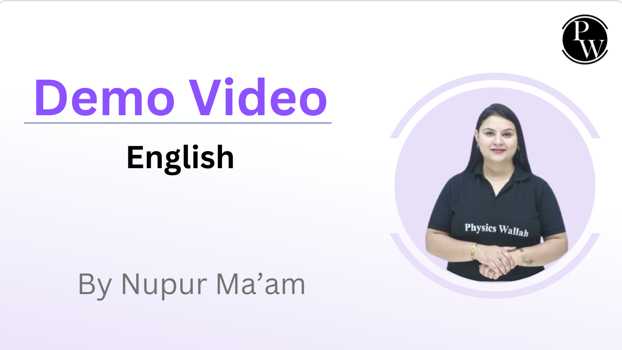 Demo Lecture By Nupur Ma'am