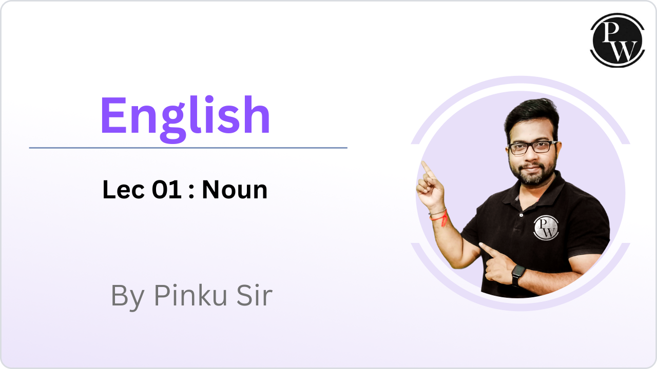 English 01 : Noun 