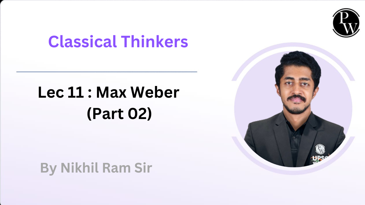Classical Thinkers  01 : Introduction and Woodrow wilson || (Rescheduled @ 02:45 PM)