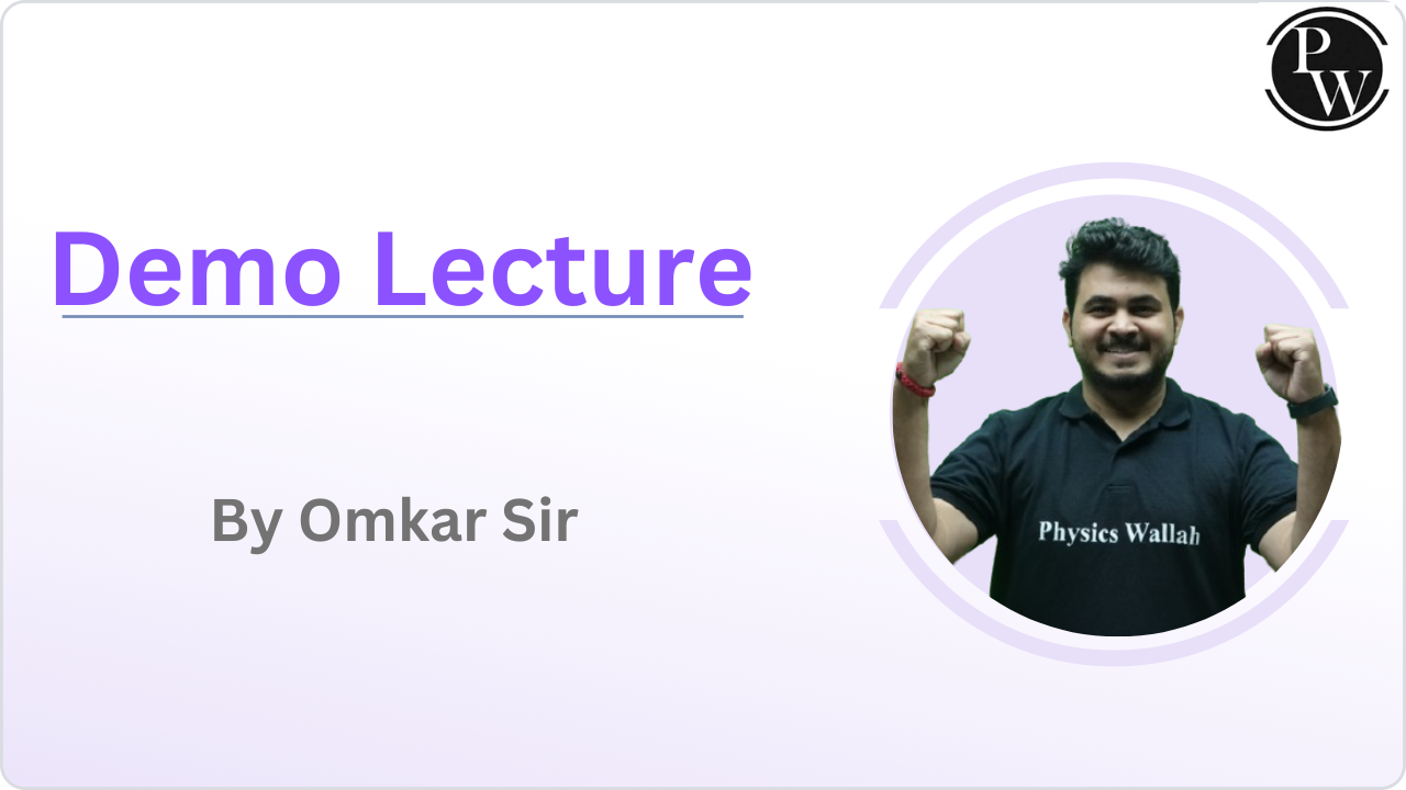 Demo Lecture By Omkar Sir