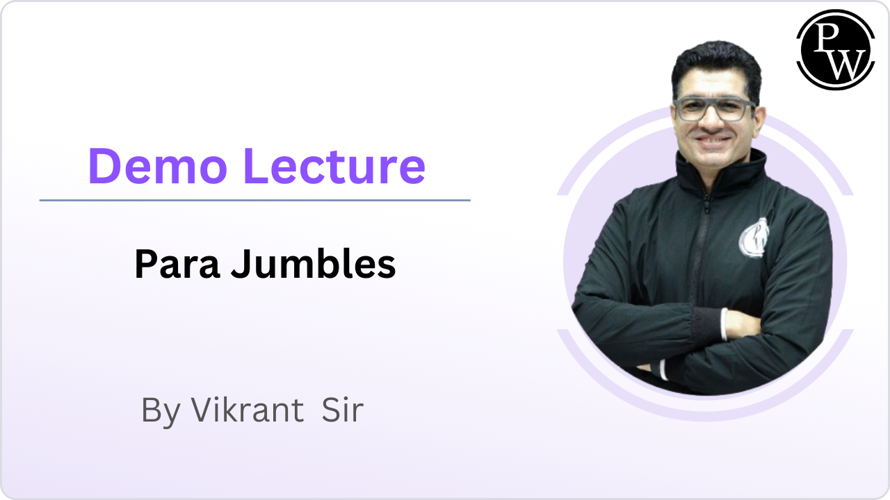 Demo Lecture by Vikrant Sir
