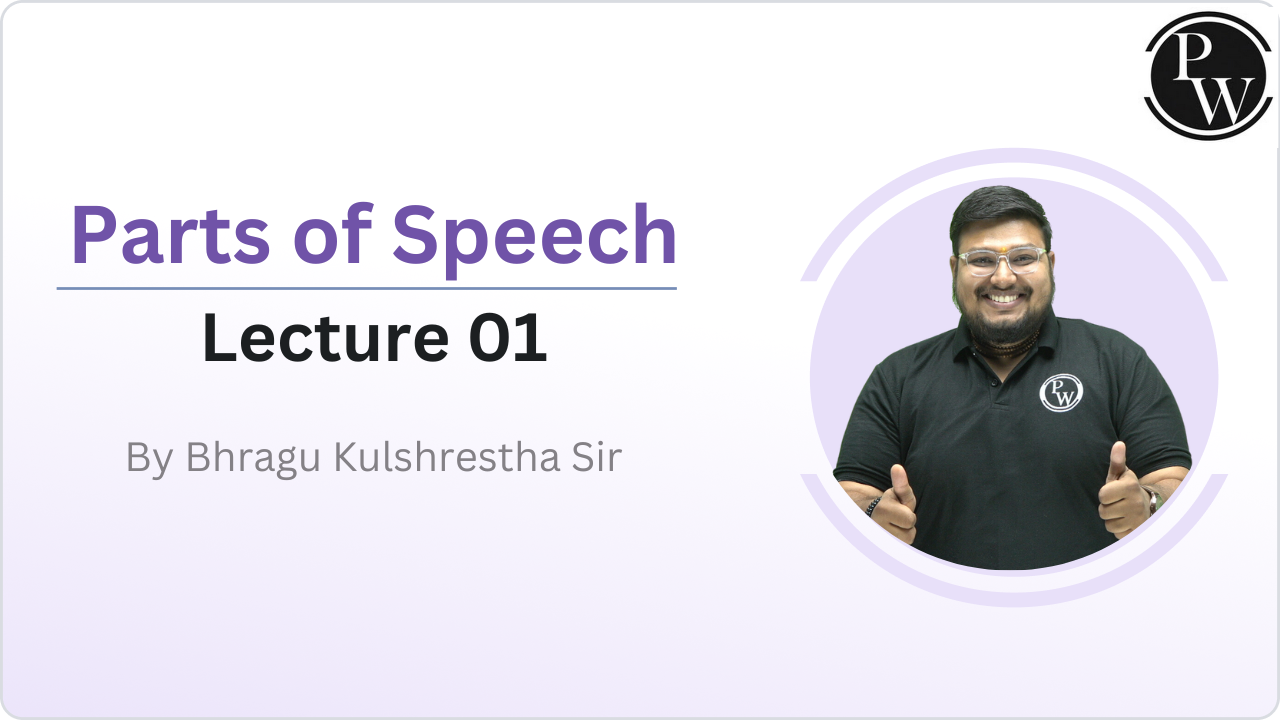 Parts of Speech 01