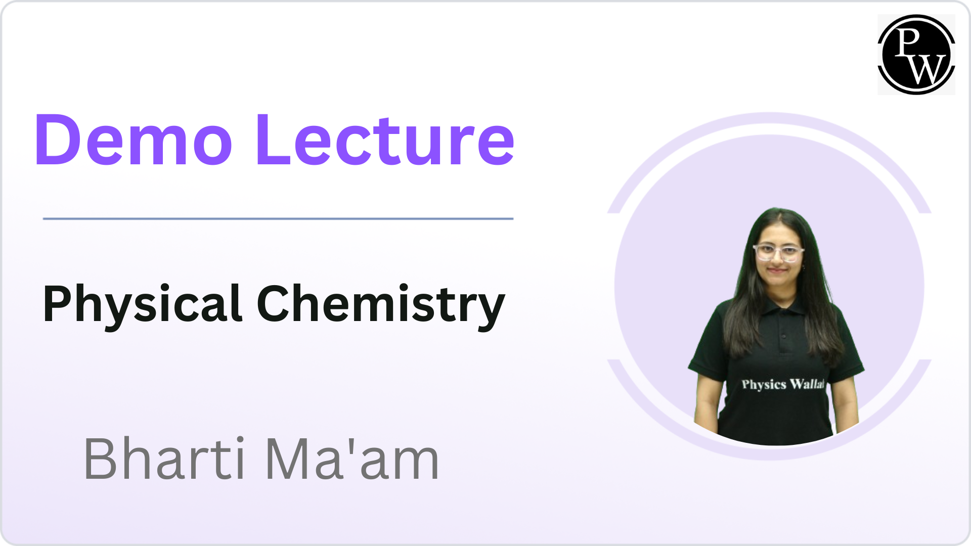 Demo Lecture By Bharti Ma'am