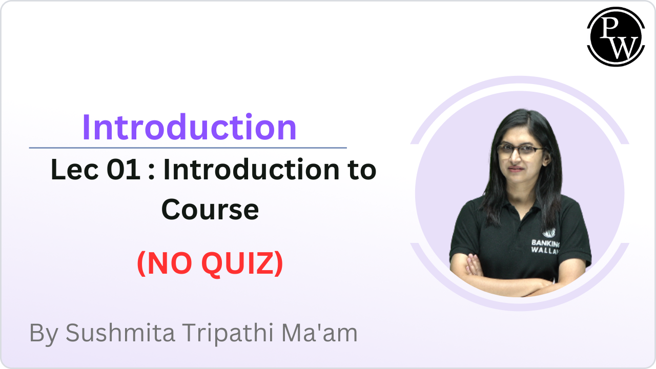Introduction 01 : Introduction to Course || NO QUIZ 
