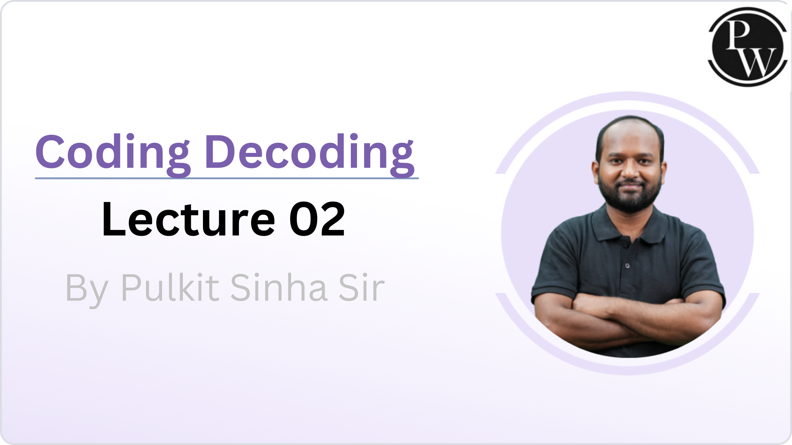 Coding Decoding 02 