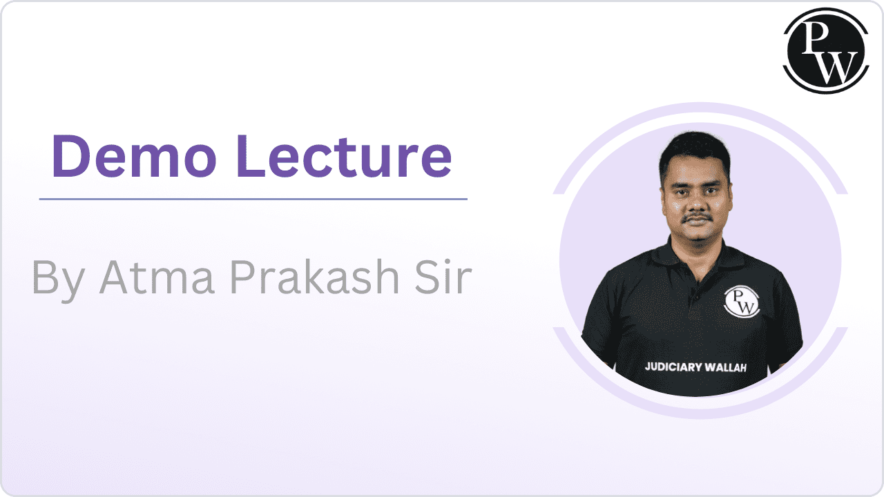 Demo Lecture by Atma Prakash Sir