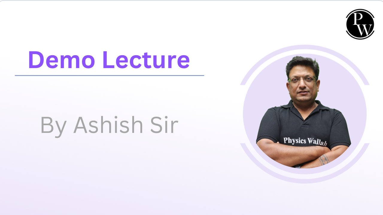 Demo Lecture By Ashish Sir || Only Video