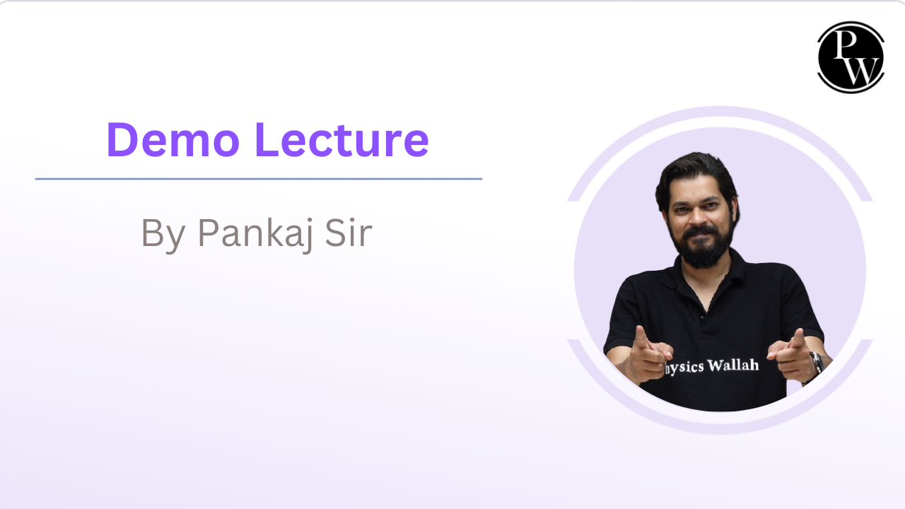 Demo Lecture By Pankaj Sir || Only Video