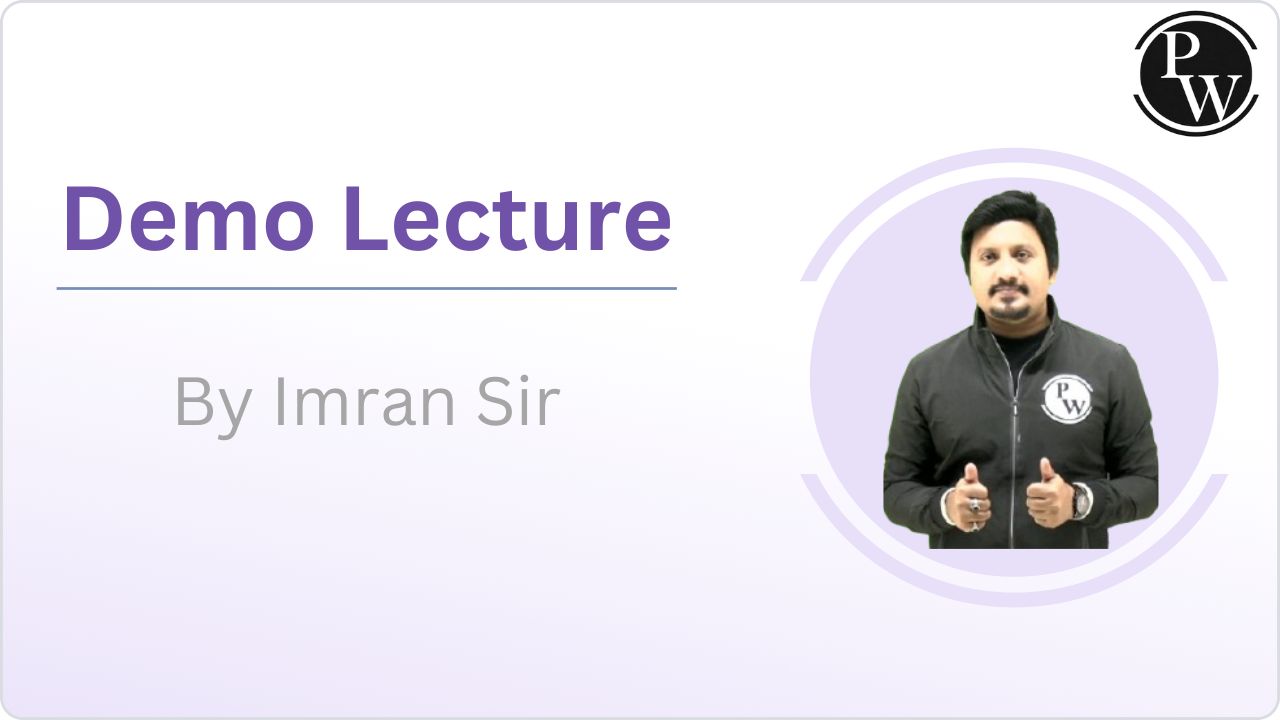 Demo Lecture by Imran Sir
