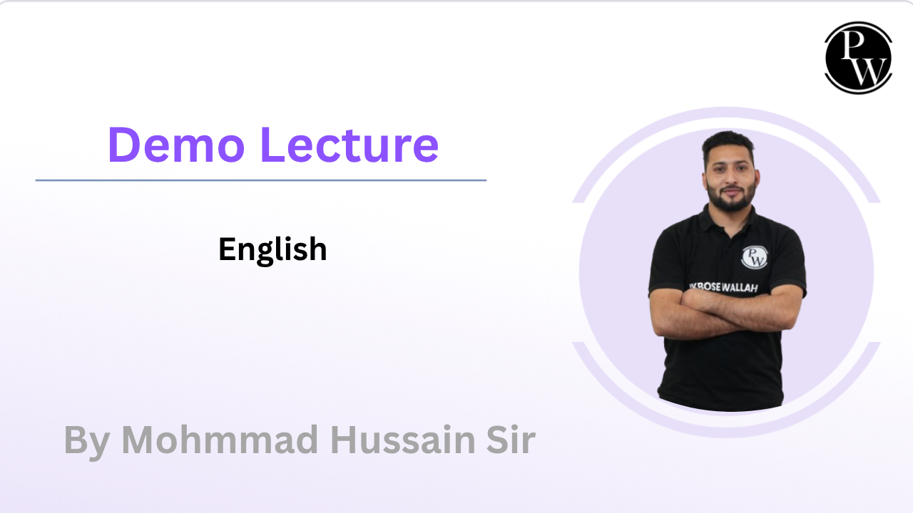 Demo Lecture by Mohmmad Hussain Sir