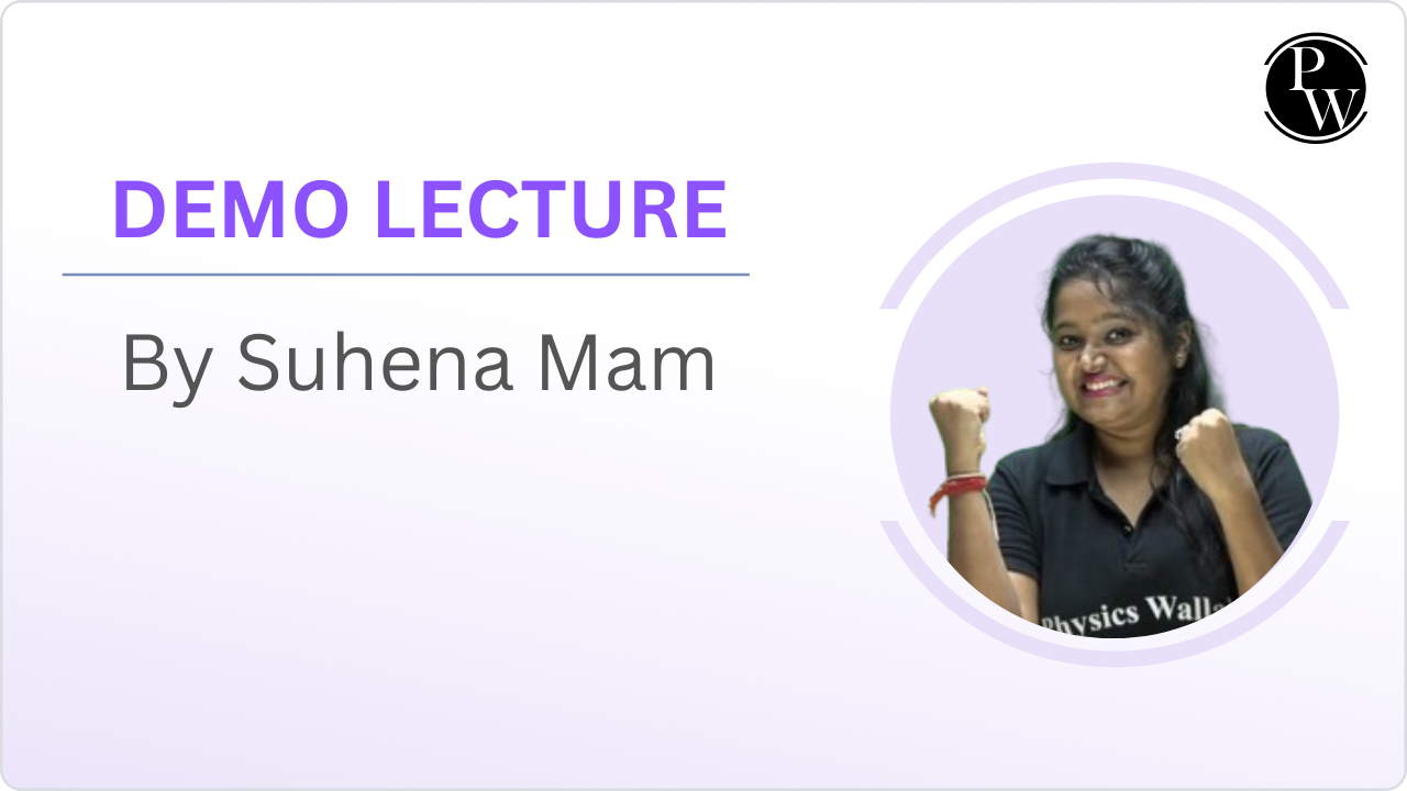 Demo Lecture : Suhena dutta Ma'am