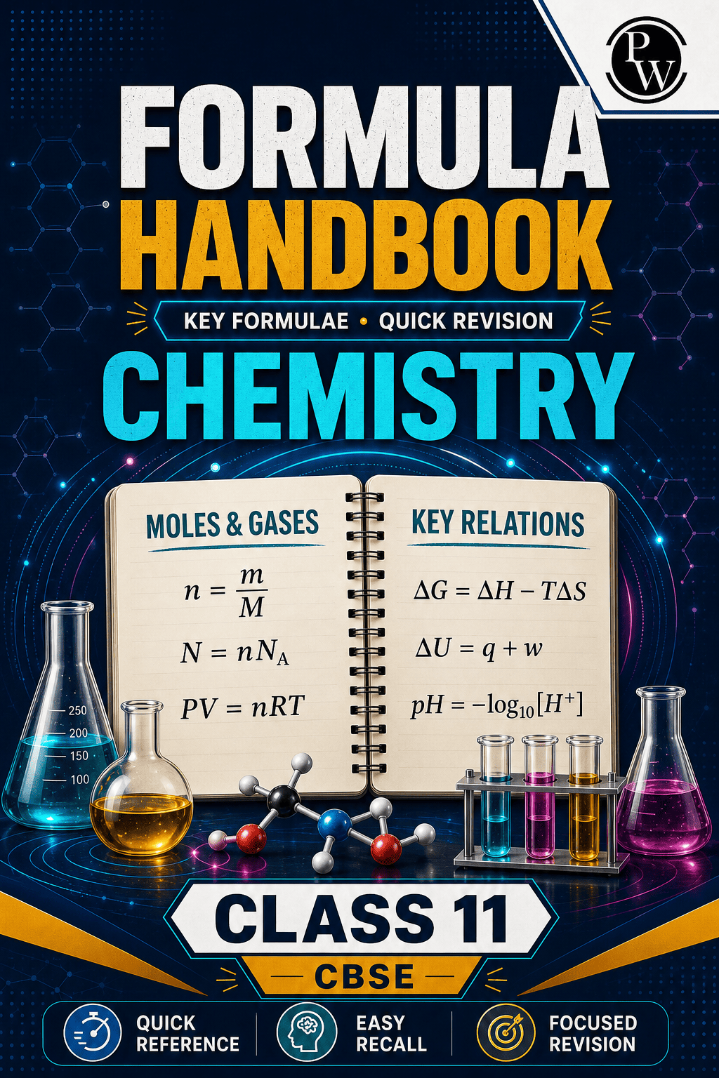Formula Handbook Chemistry Class 11th (Digital Book)