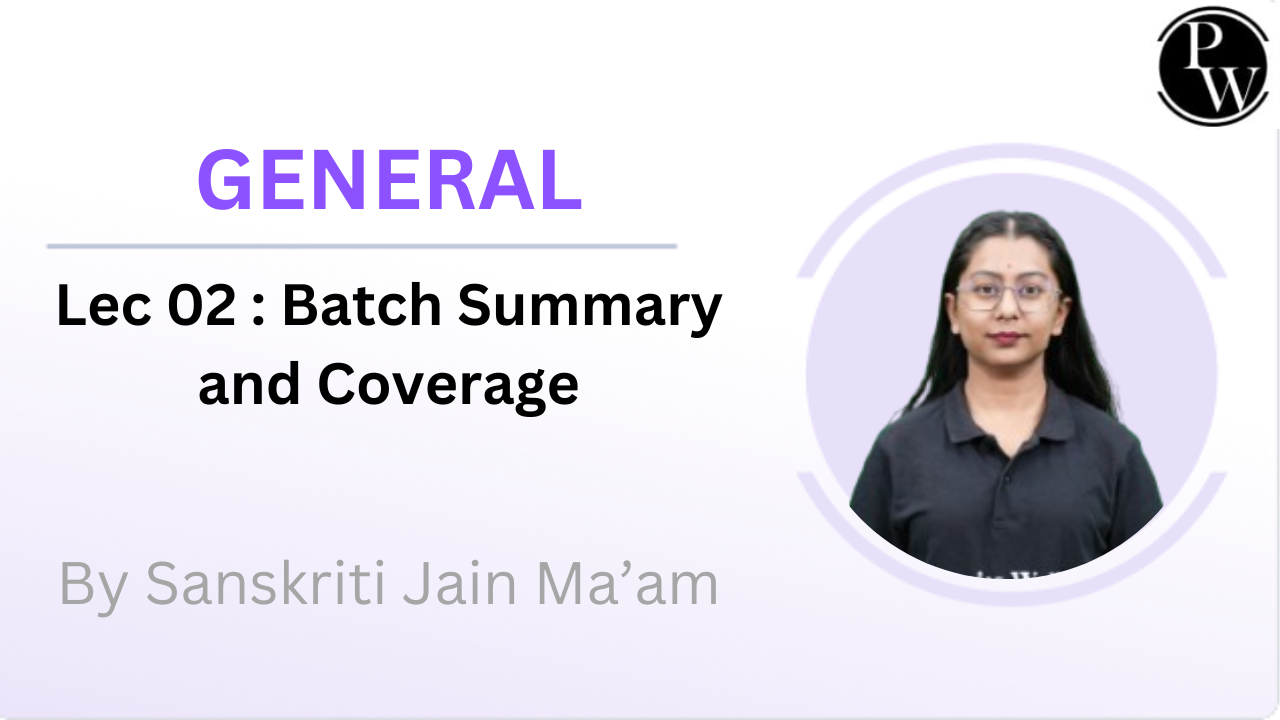 General 02 : Batch Summary and Coverage || NO DPP