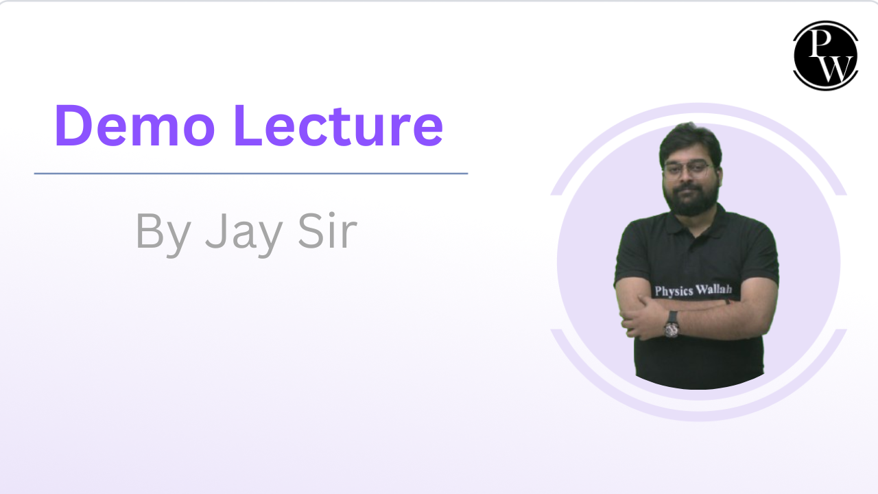 Demo Lecture By Jay Sir || Only Video