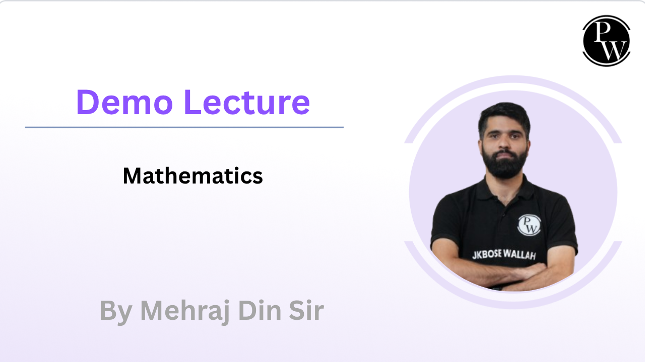 Demo Lecture by Mehraj Din Sir