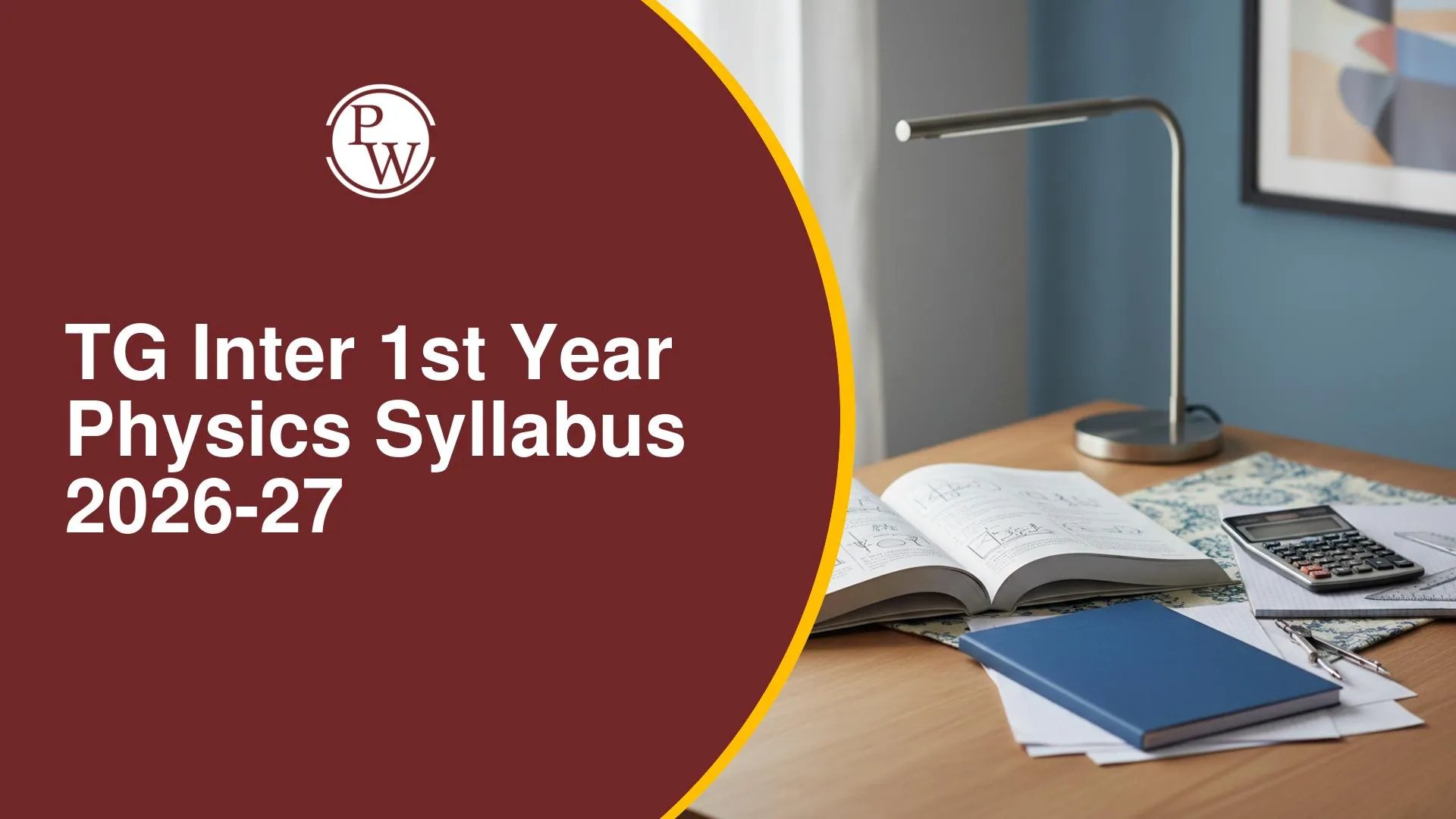 Telangana Board Class 11 Physics Syllabus 2026-27