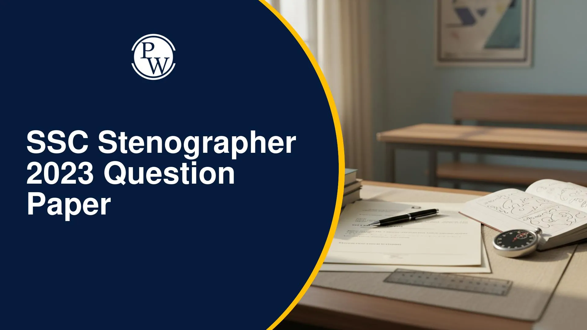 SSC Stenographer 2023 Question Papers by PW