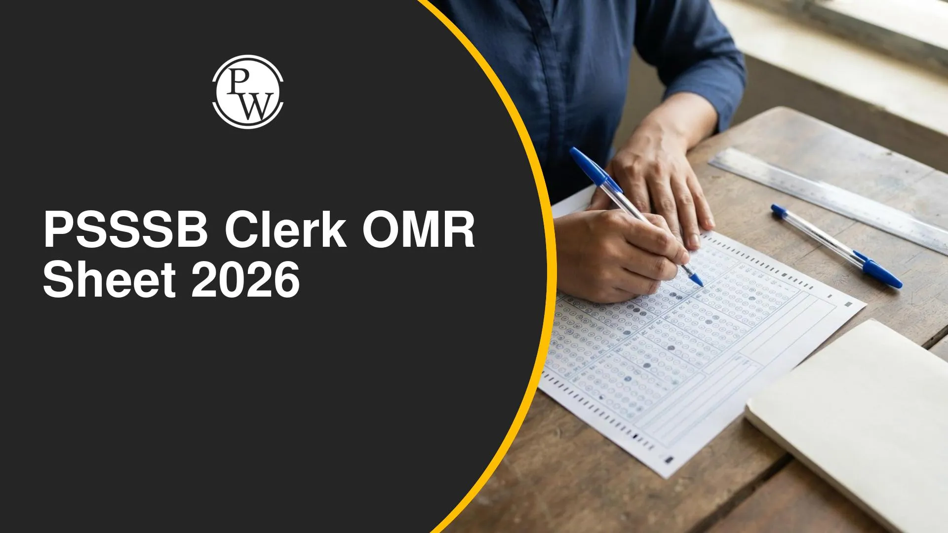 PSSSB Clerk OMR Sheet 2026