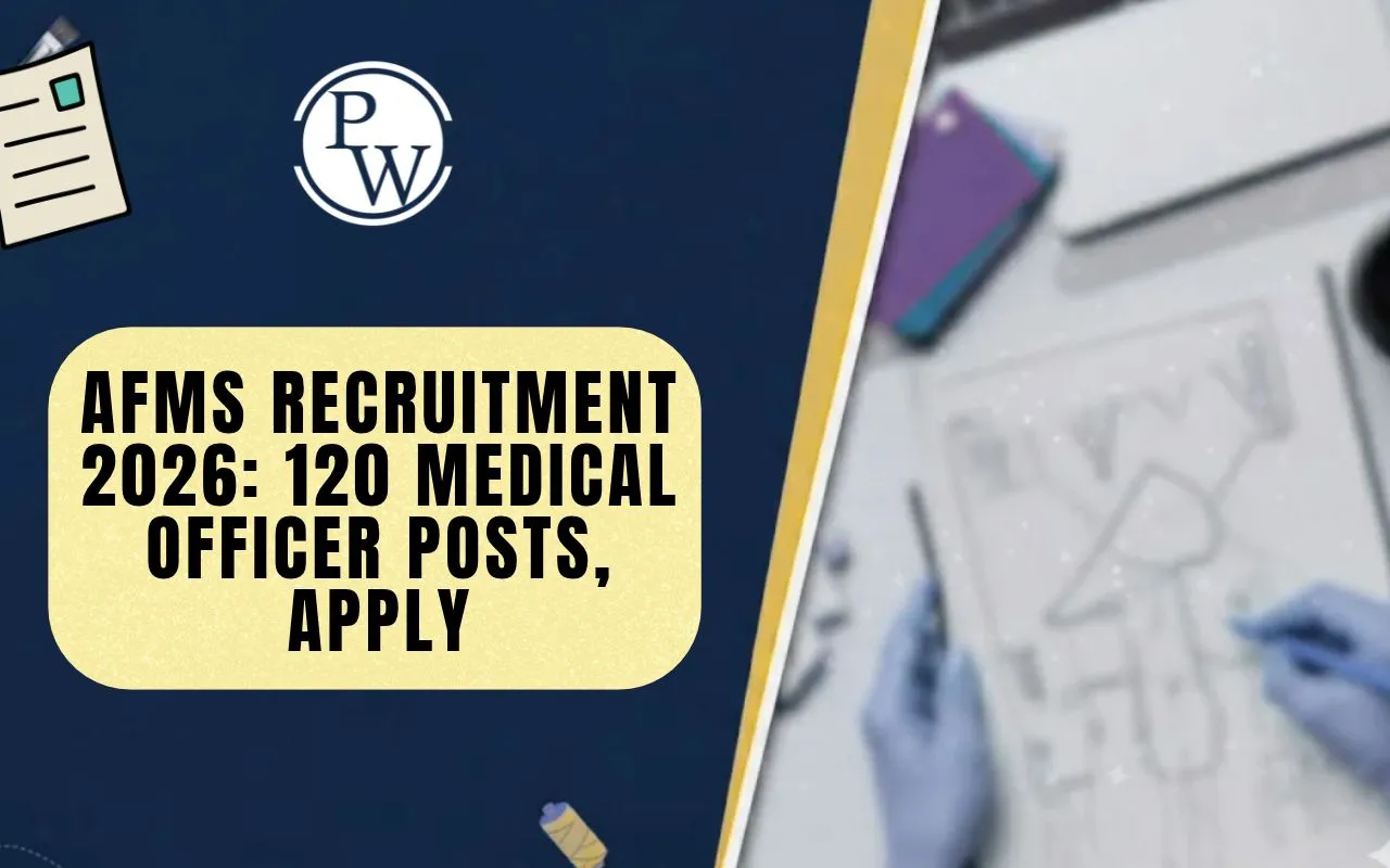 AFMS SSC Medical Officer Recruitment 2026: 120 Posts, Apply Online from November 9