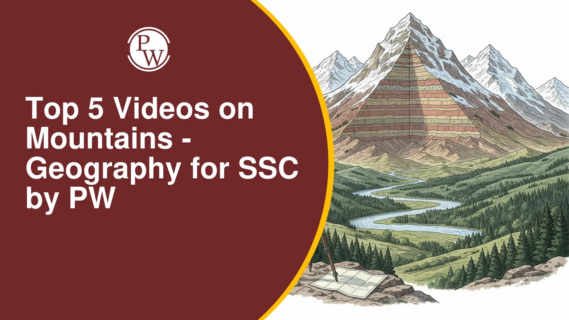 Top Videos On Mountains for SSC Geography by PW