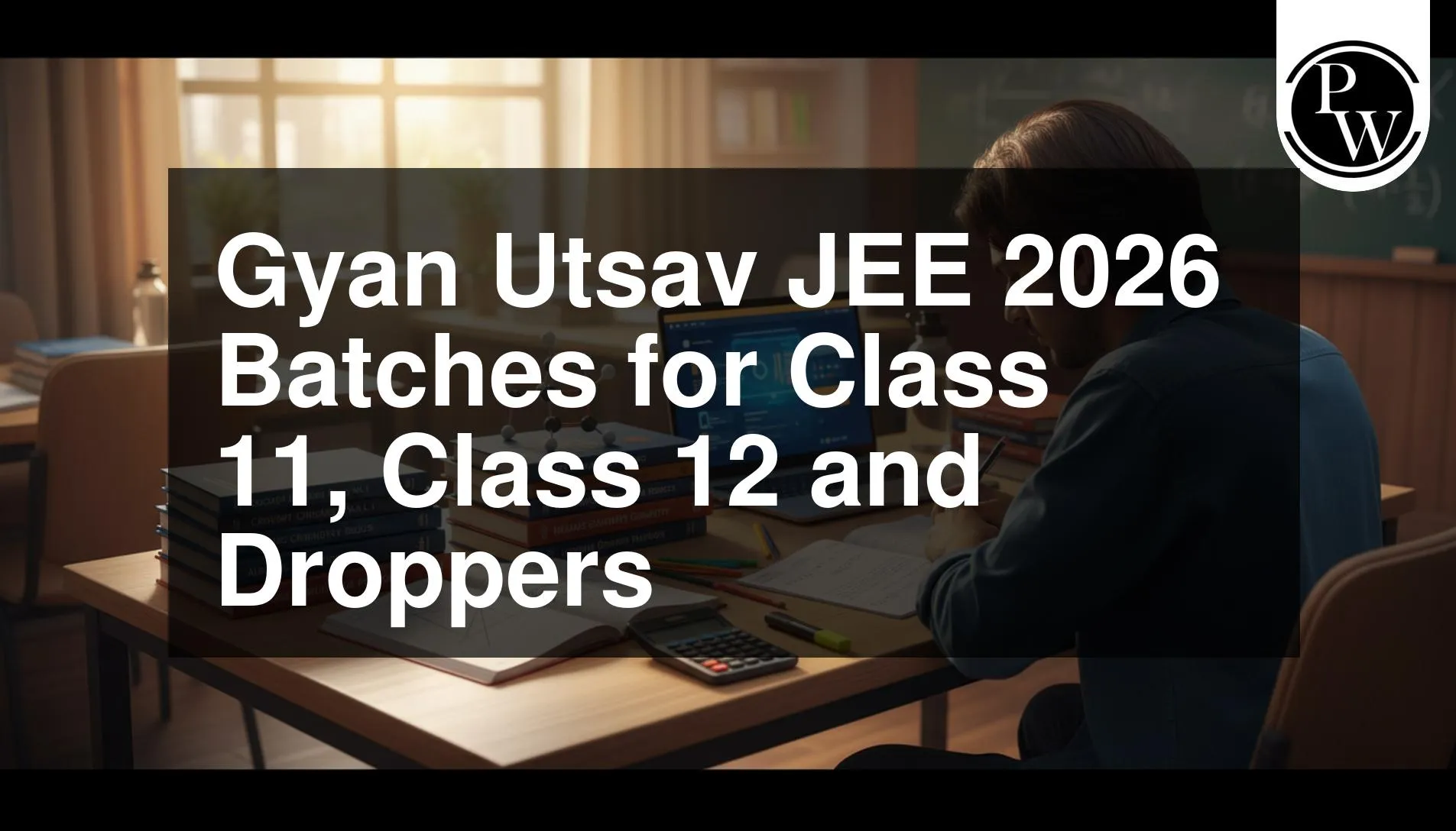 PW Gyan Utsav JEE 2026 Batches for Class 11, Class 12 and Droppers: 30%–40% Off