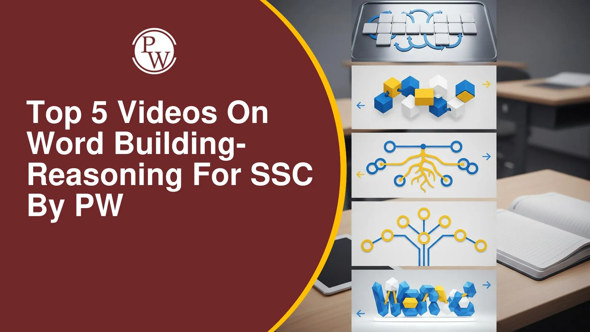 Top 5 Videos on Word Building for SSC Reasoning by PW