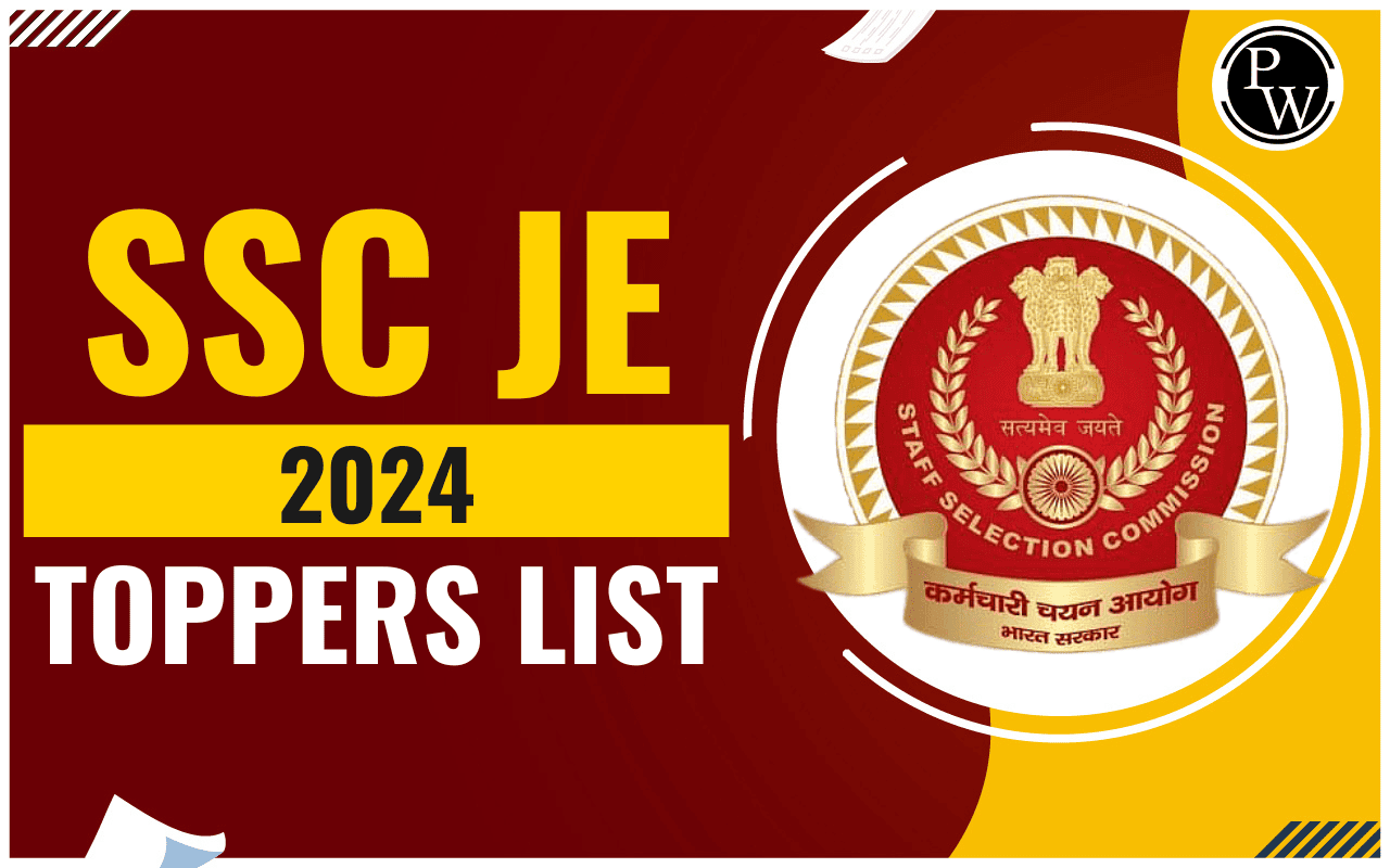 SSC JE 2024 Toppers List