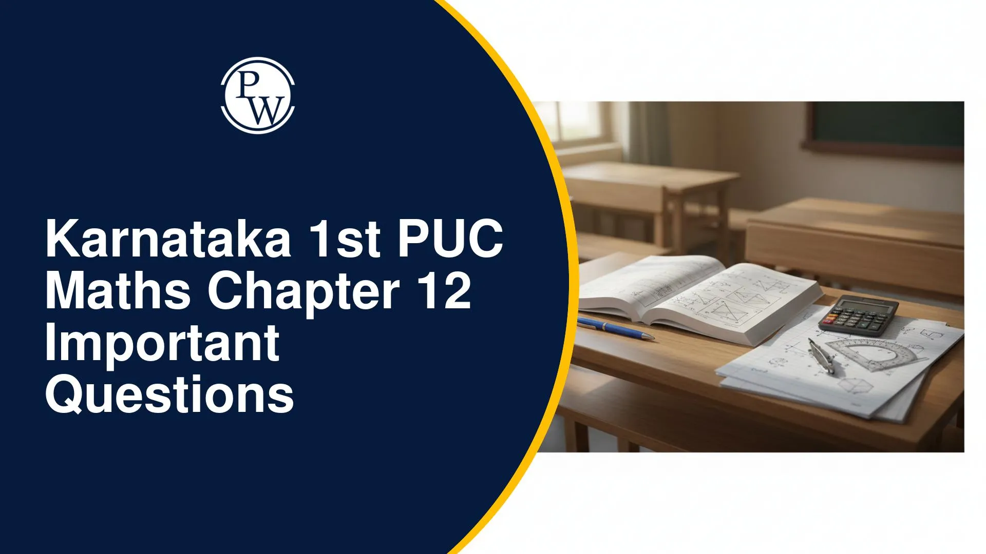 Karnataka 1st PUC Maths Chapter 12 Important Questions