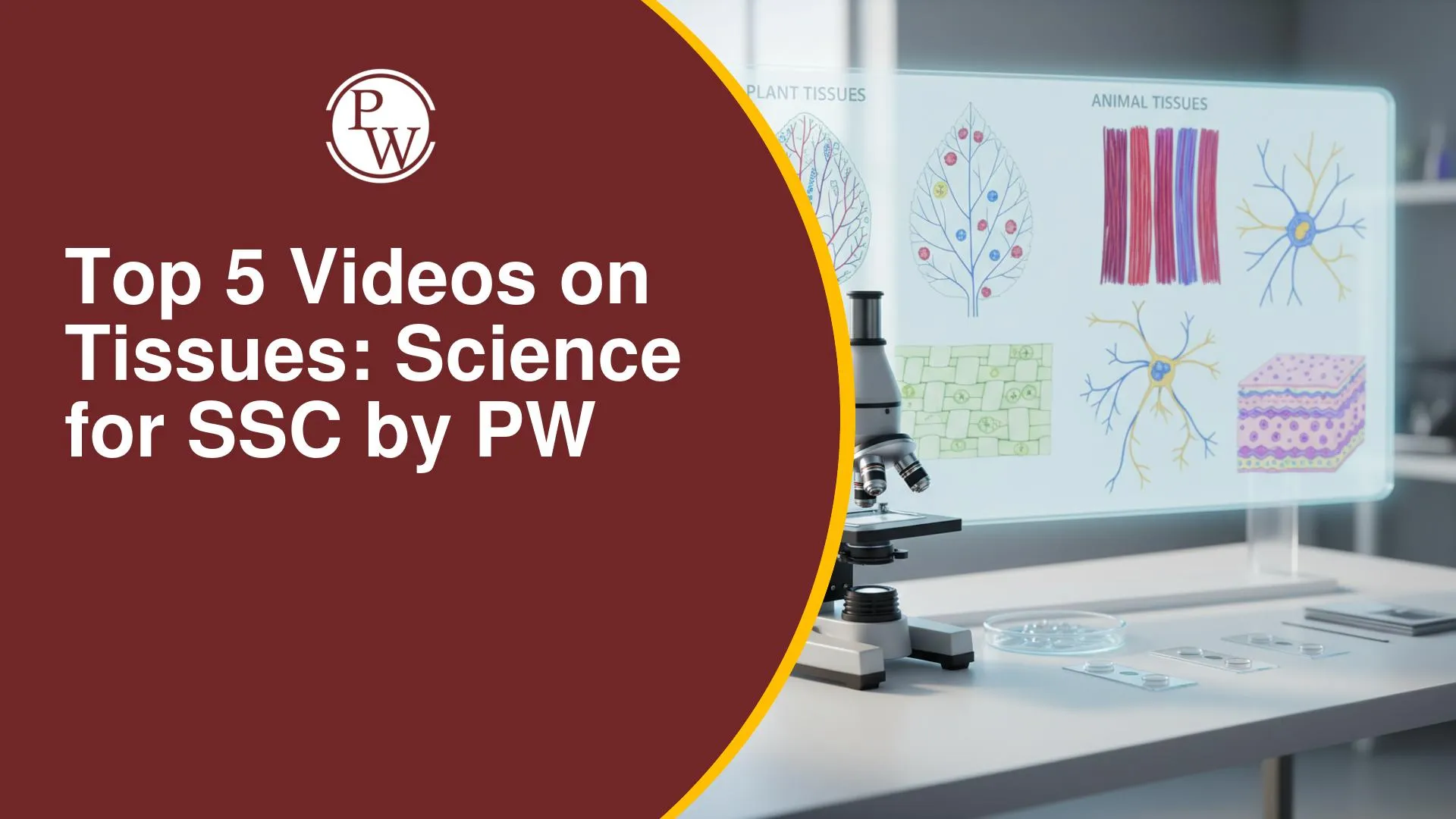 Top 5 Tissues YouTube Videos to Watch for SSC by PW
