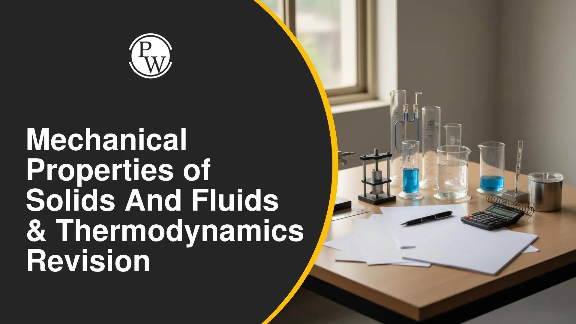 Mechanical Properties of Solids and Fluids & Thermodynamics Revision