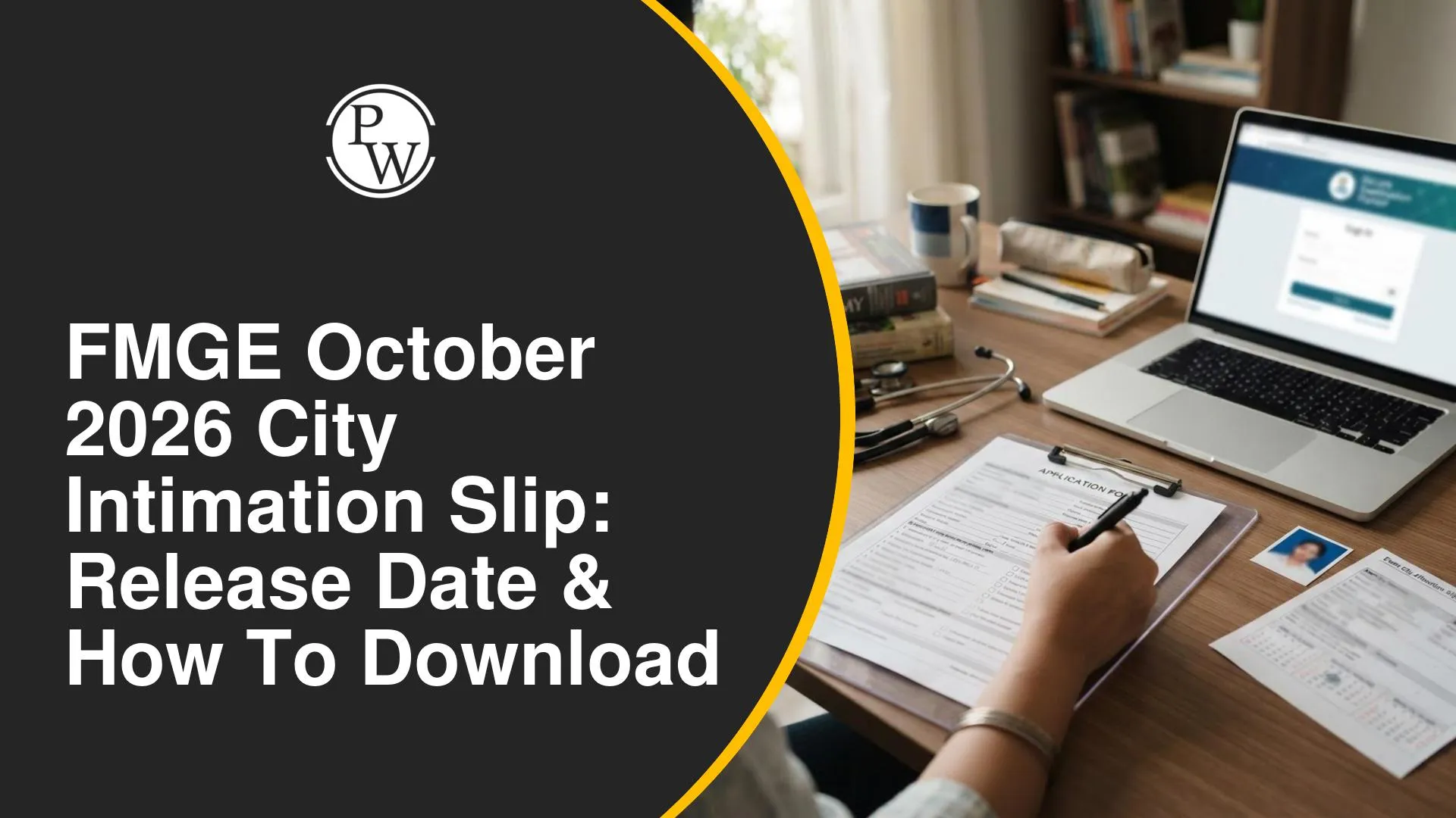 FMGE October 2026 City Intimation Slip