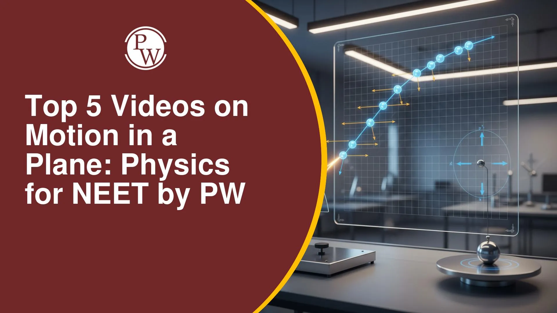 Top 5 Videos on Motion in a Plane by Physics Wallah For NEET